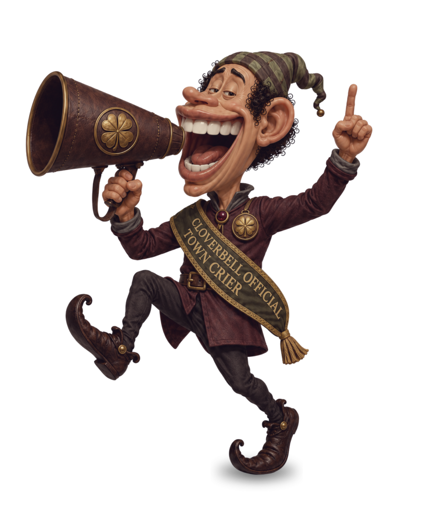 Braggy the Dwarf, Town Crier and Editor-in-Chief