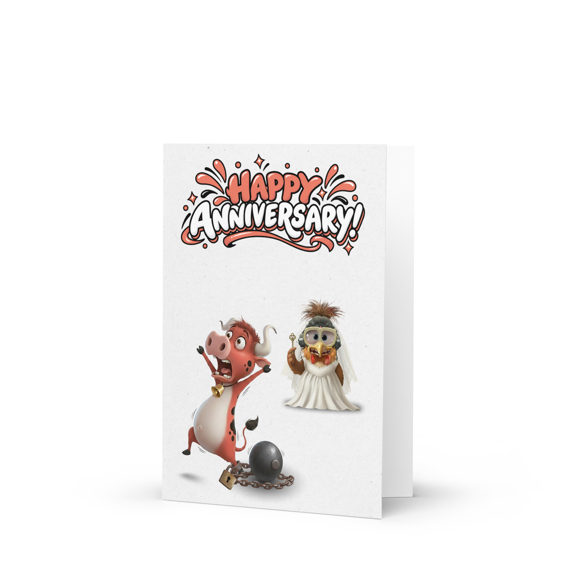 Escape Is Not an Option Funny Anniversary Card | Terri Bull Adventure Club - Image 6