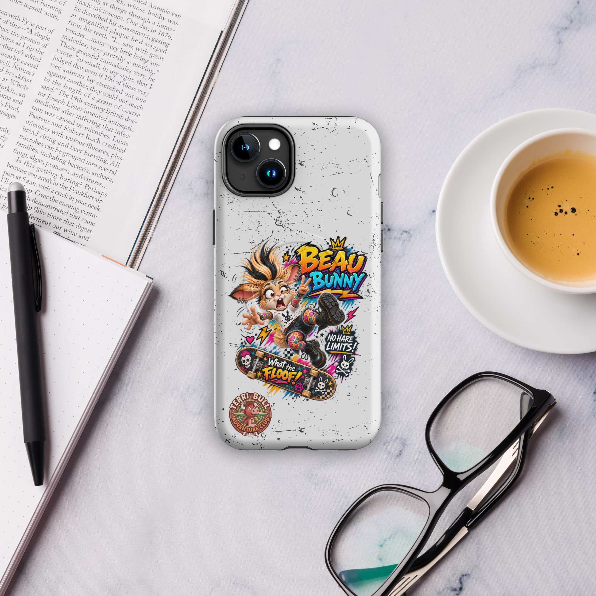 Beau Bunny What the Floof? MagSafe iPhone Case | Terri Bull Adventure Club - Image 6