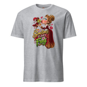 Funny frog t-shirt with Sometimes It’s Just a Frog Terri Bull Adventure Club artwork