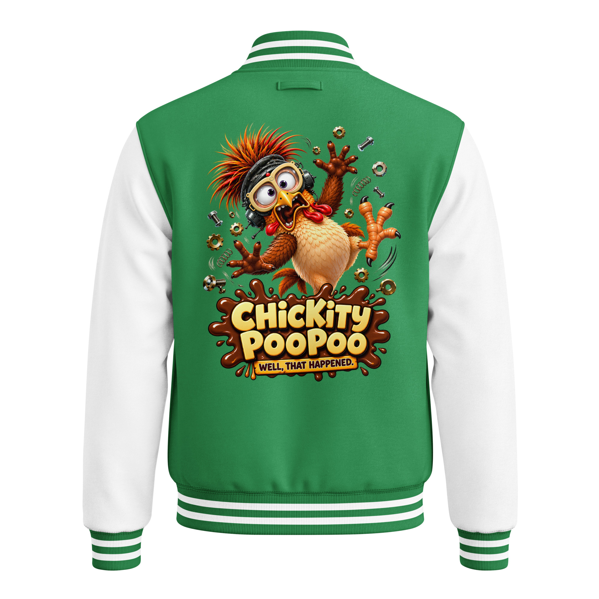 Chickity PooPoo “Well, That Happened!” Heavyweight Letterman Jacket - Image 15
