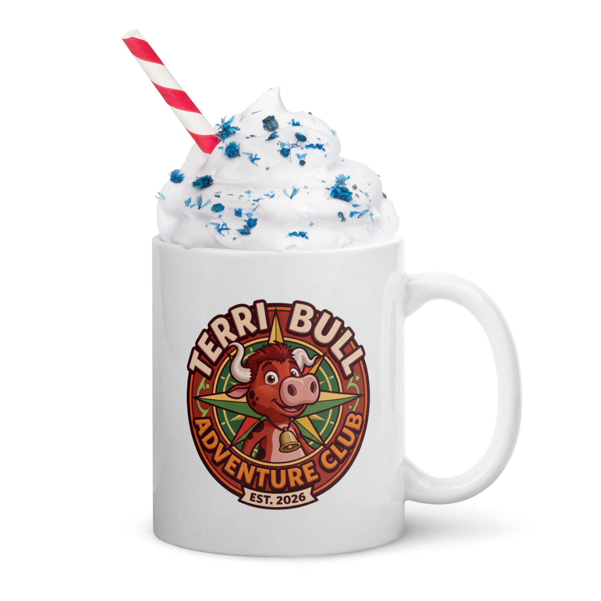 Chickity PooPoo “Well, That Happened!” White Glossy Mug - Image 6