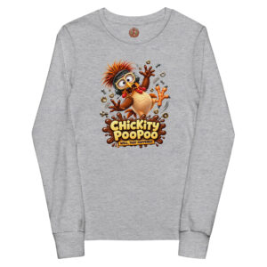 Chickity PooPoo Youth Shirt with Well That Happened artwork