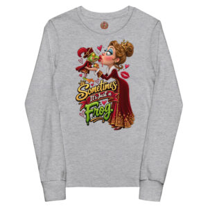 Funny Frog Shirt with Sometimes It’s Just a Frog artwork