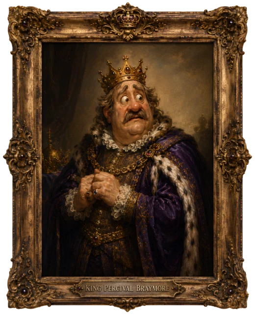 King Percival Braymore museum portrait